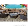 bali outdoor furniture Modern Designer Outdoor 7 Piece Lounge Sofa Rattan balcony sofa set